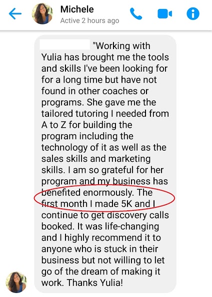 %Business Coach For Health Coaches %Yulia Tarbath