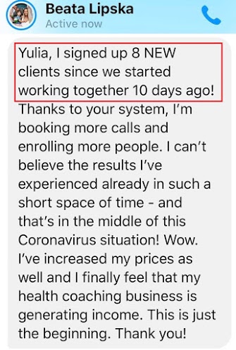%Business Coach For Health Coaches %Yulia Tarbath